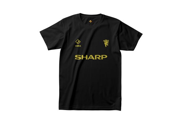 Manchester United Retro Sharp Logo T-Shirt - Image 2