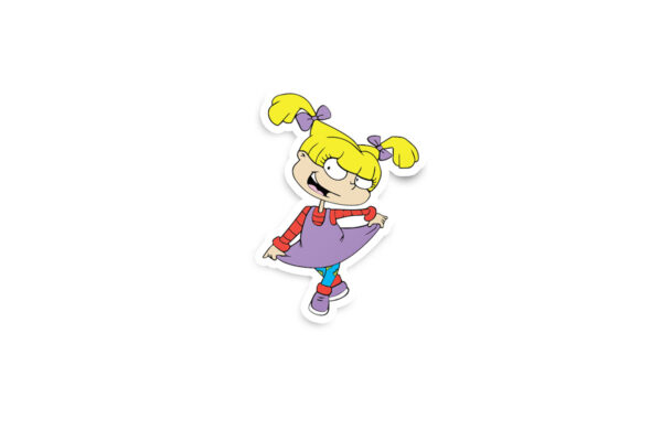 Angelica Pickles Rugrats Character Glossy Sticker