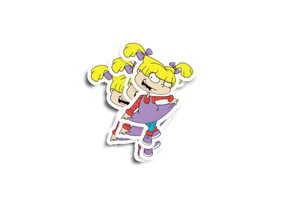 Angelica Pickles Rugrats Character Glossy Sticker - Image 2