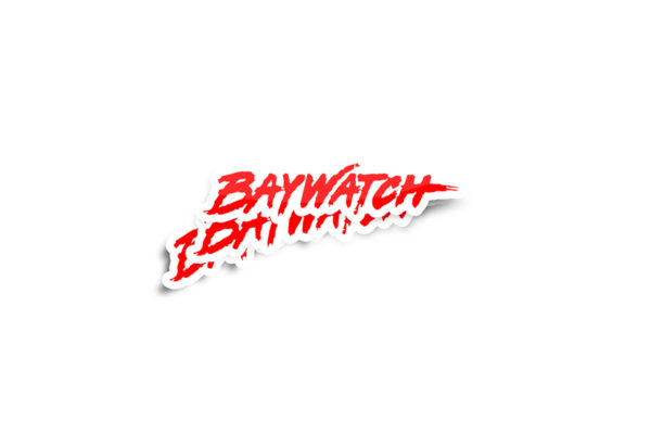 Baywatch Glossy Sticker - Image 2