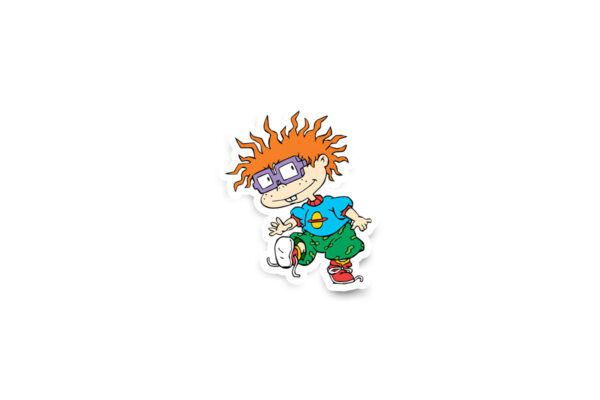 Chuckie Finster Rugrats Character Glossy Sticker