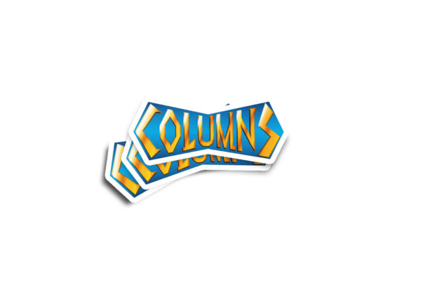 Columns Glossy Sticker - Image 2