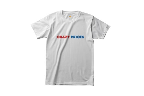 Crazy Prices Horizontal Logo T-Shirt