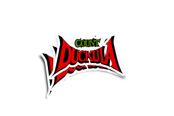 Count Duckula Glossy Sticker - Image 2