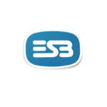 ESB Retro Logo Glossy Sticker