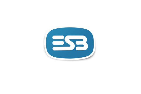 ESB Retro Logo Glossy Sticker