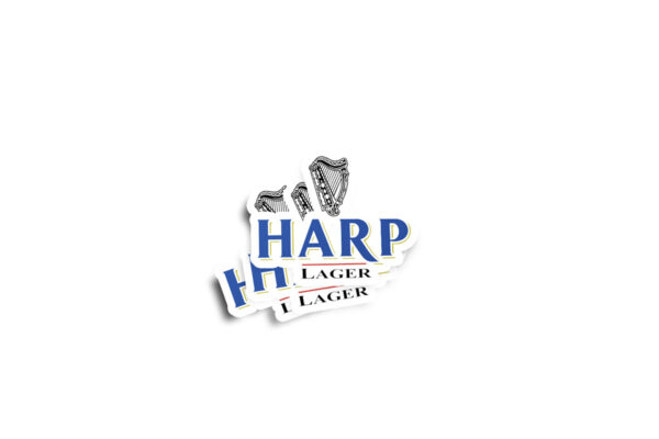 Harp Lager Glossy Sticker - Image 2