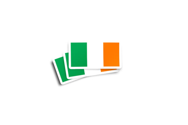 Irish Flag Ireland Glossy Sticker - Image 2