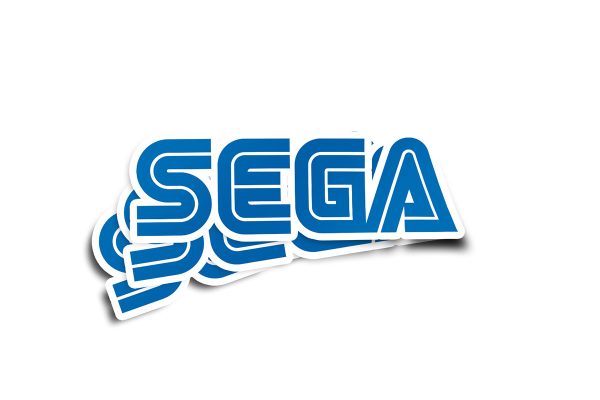 SEGA Logo Glossy Stickers - Image 2