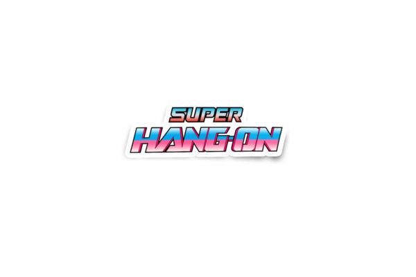 Super Hang-On Glossy Sticker