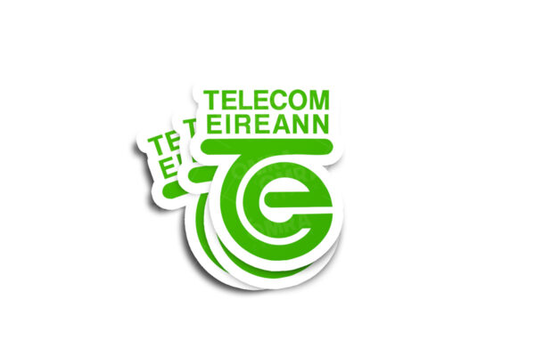 Telecom Eireann Glossy Sticker - Image 4