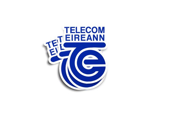 Telecom Eireann Glossy Sticker - Image 2