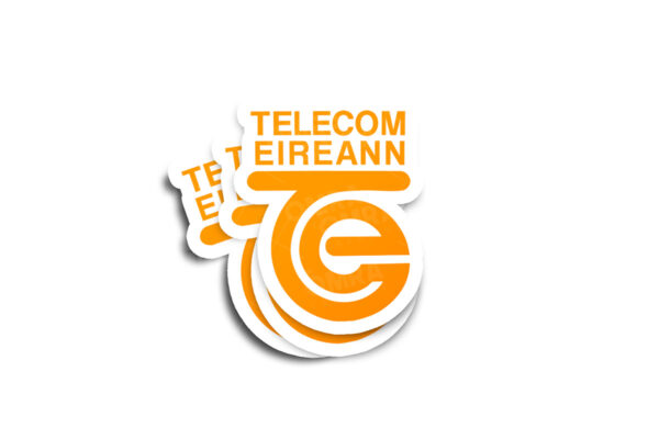 Telecom Eireann Glossy Sticker - Image 3