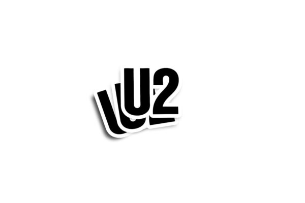 U2 Glossy Sticker - Image 2