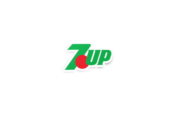 7UP Retro Glossy Stickers