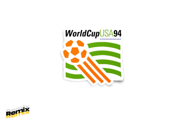 World Cup USA 94 Ireland Remix Glossy Sticker