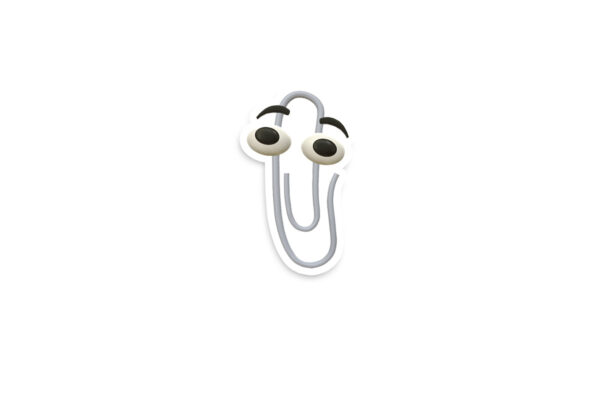 Microsoft Clippy Glossy Sticker