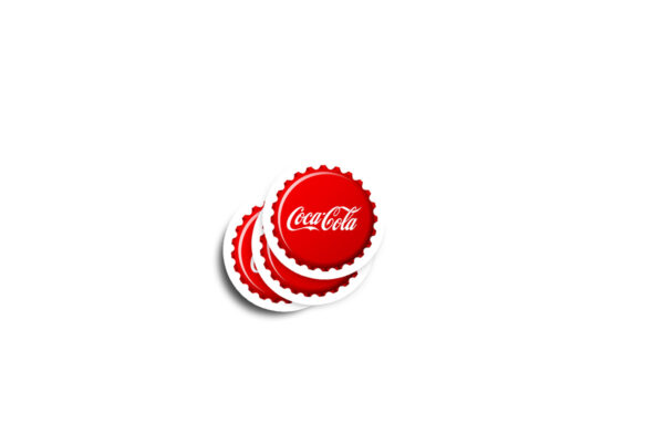 Coke Bottle Cap Glossy Sticker - Image 2