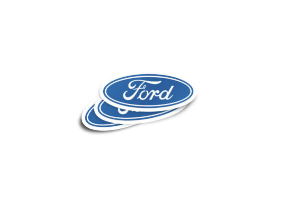 Ford Emblem Glossy Sticker - Image 2