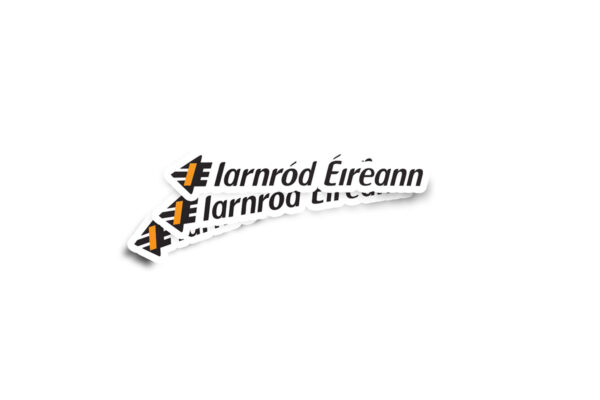 Iarnród Éireann Glossy Sticker - Image 2