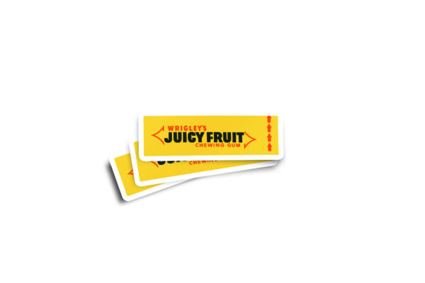 Wrigley's Juicy Fruit Glossy Sticker - Image 2