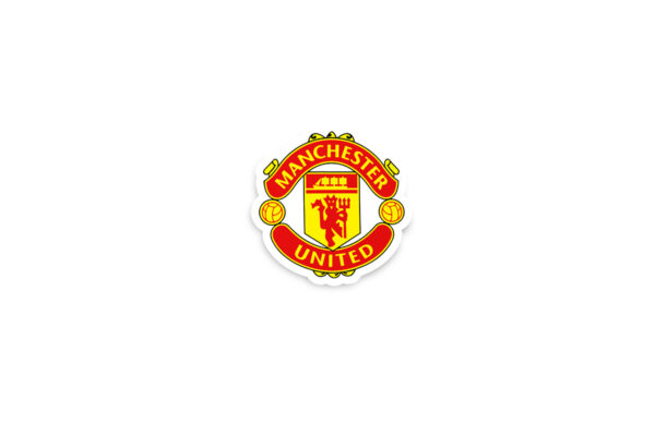 Man United Crest Glossy Stickers