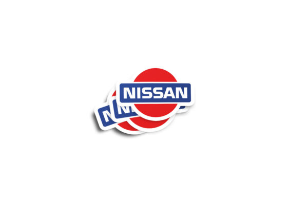 Nissan Emblem Glossy Sticker - Image 2