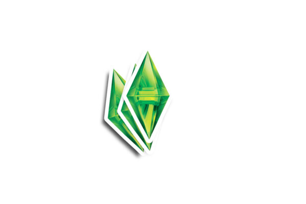 The Sims Plumbob Glossy Sticker - Image 2