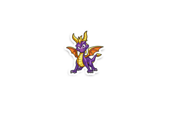 Spyro Glossy Stickers