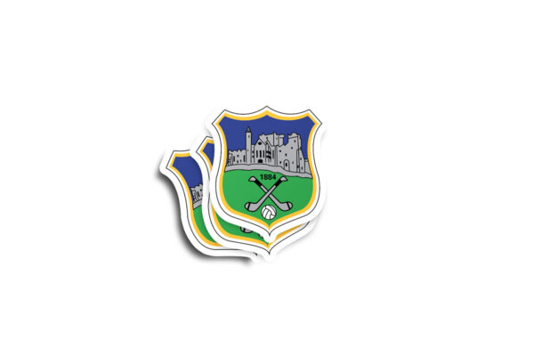 Tipperary GAA Crest Glossy Stickers - Image 2