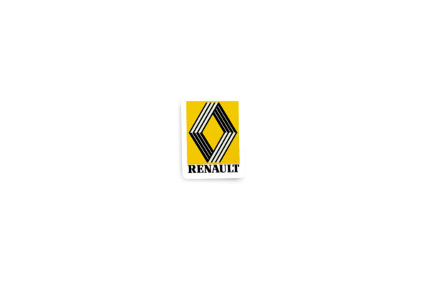 Vintage Renault Glossy Sticker