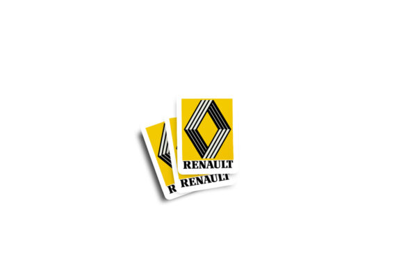 Vintage Renault Glossy Sticker - Image 2