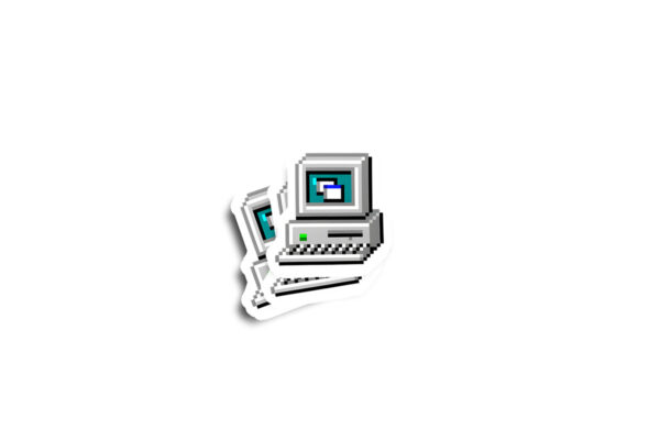 Windows 98 My Computer Glossy Sticker - Image 2