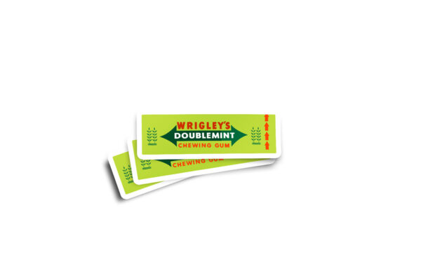 Wrigley's Doublemint Glossy Sticker - Image 2