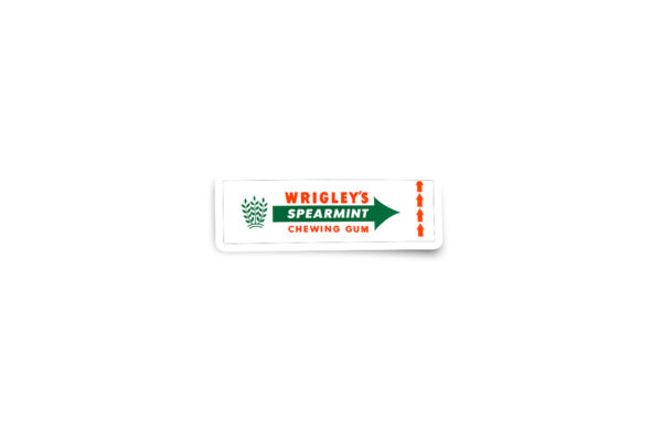 Wrigley's Spearmint Glossy Sticker