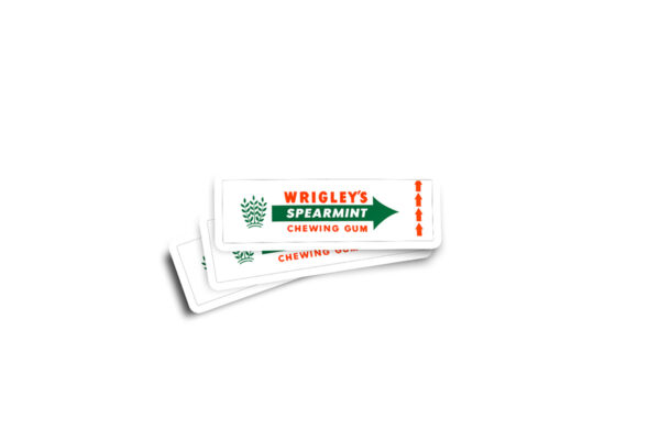 Wrigley's Spearmint Glossy Sticker - Image 2