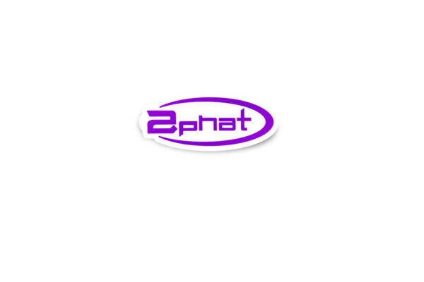 2Phat RTE Network 2 Retro Glossy Sticker