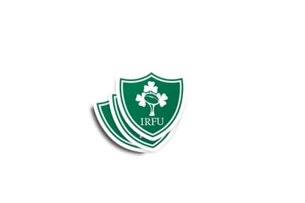 IRFU Irish Rugby Glossy Sticker - Image 2