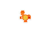 Kellogg's Bike Reflector Retro Glossy Sticker