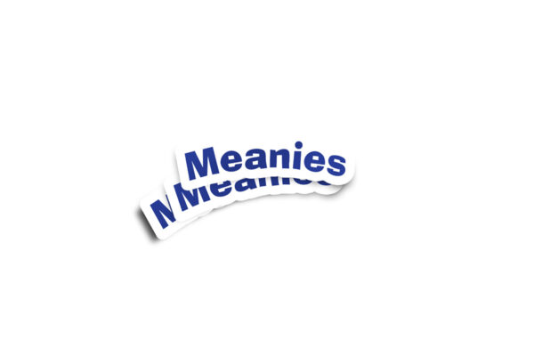 Meanies Logo Glossy Sticker - Image 2