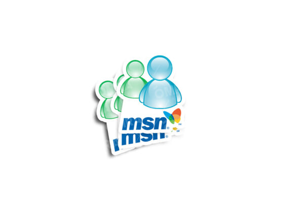 MSN Messenger Glossy Sticker - Image 2