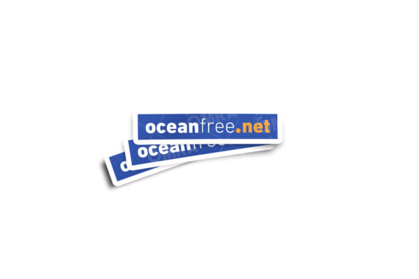 Oceanfree.net Glossy Sticker - Image 2