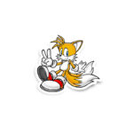 Tails Glossy Stickers