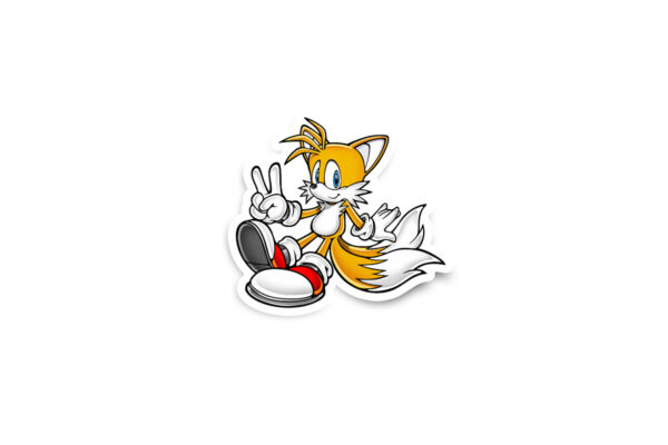 Tails Glossy Stickers