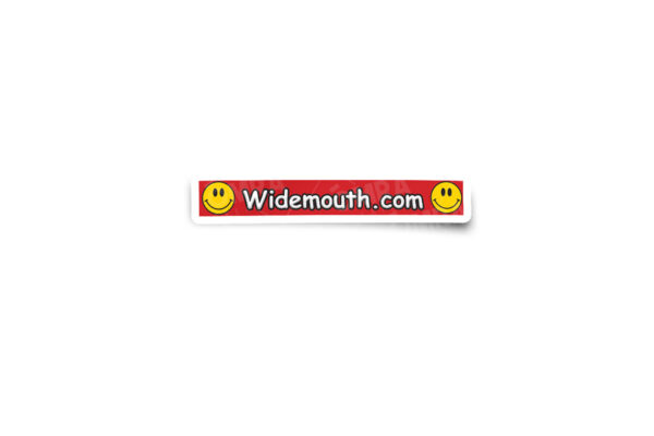 Widemouth.com Glossy Sticker