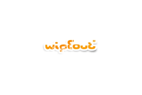 Wipeout Glossy Sticker