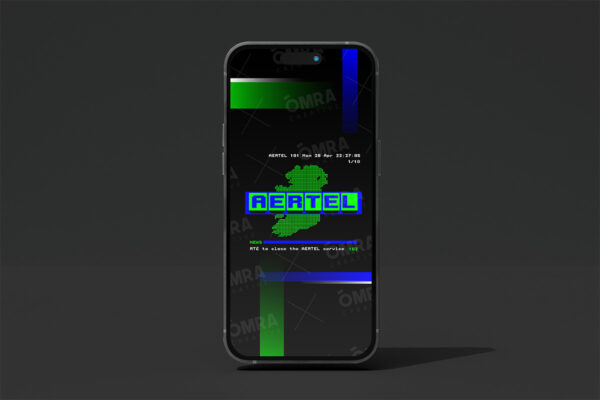 AERTEL Teletext Mobile Phone Wallpaper [Digital Download]