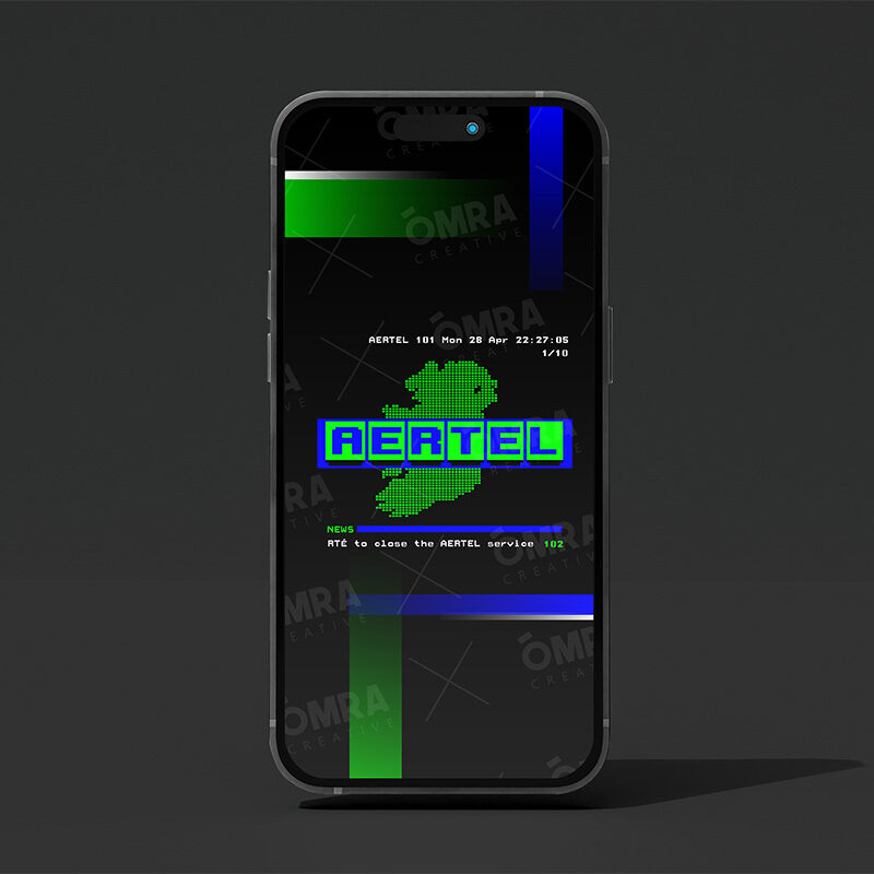 AERTEL Teletext Mobile Phone Wallpaper [Digital Download]
