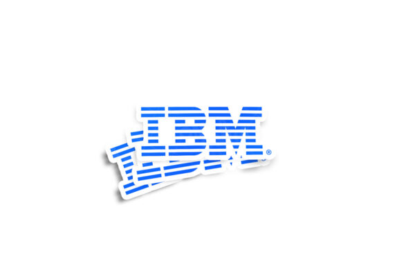 IBM Retro PC Glossy Sticker - Image 2