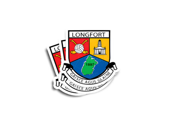 Longford GAA Glossy Sticker - Image 2